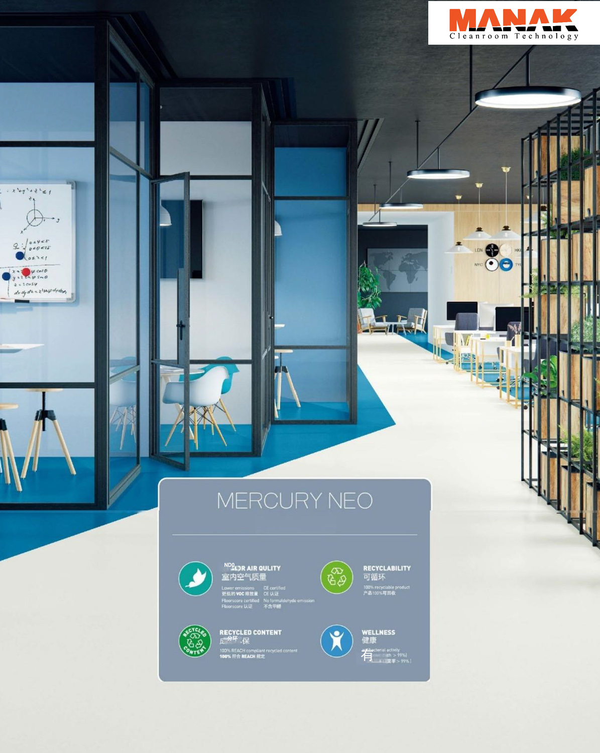 ماناک - کفپوش کلین روم