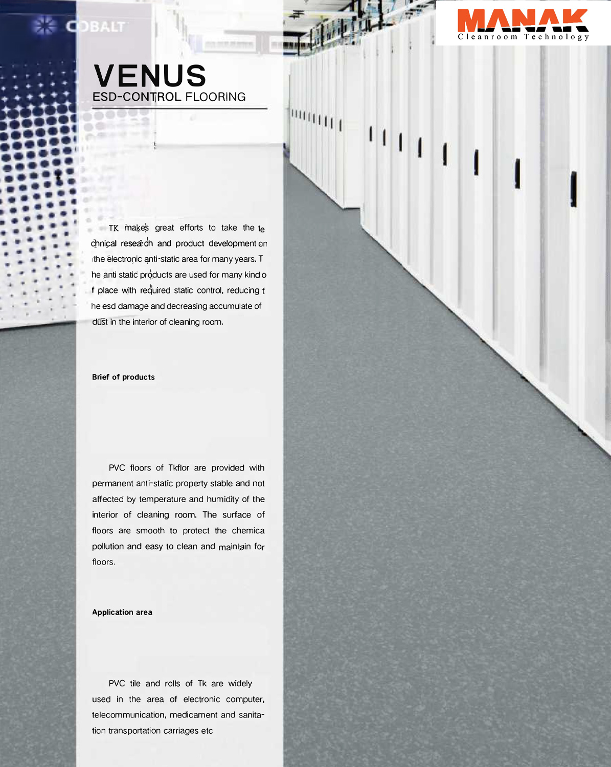 ماناک - کفپوش کلین روم